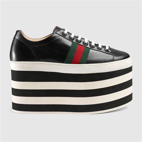 gucci women sneaker leather and suede lace up sneakers|gucci gg low top sneakers.